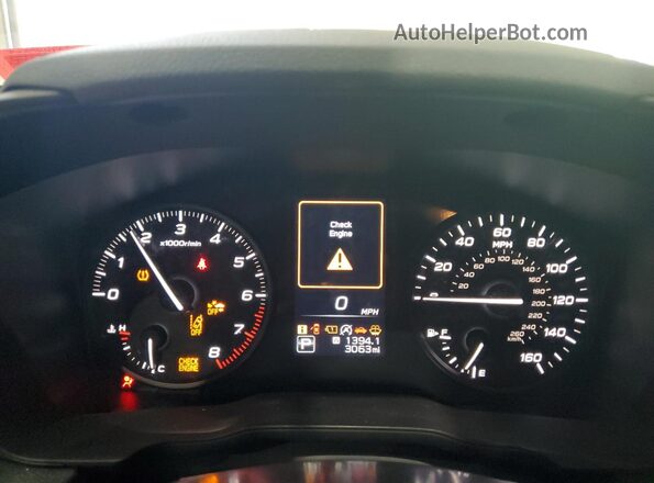 JF1GUABC4R8870595 2024 SUBARU IMPREZA White Вид щитка приладів