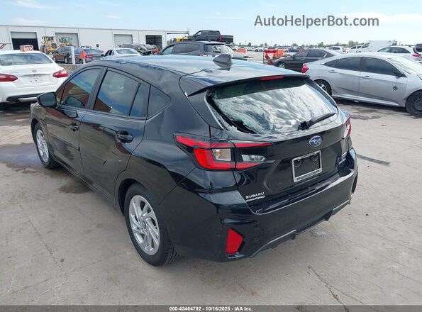 JF1GUABC4S8202480 2025 SUBARU IMPREZA Black უკანა მარცხენა