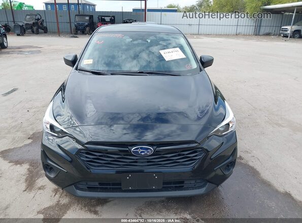 JF1GUABC4S8202480 2025 SUBARU IMPREZA Black ხელსაწყოთა პანელის ხედი