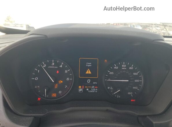 JF1GUABC5R8336313 2024 SUBARU IMPREZA Silver Widok zestawu wskaźników