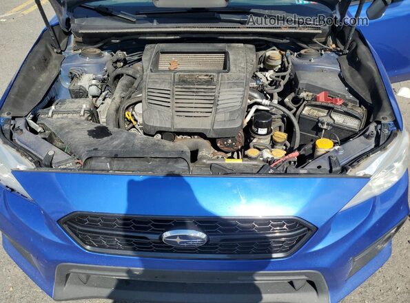 JF1VA1A67L9803003 2020 SUBARU WRX Blue Widok wnętrza z tyłu
