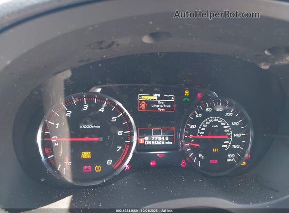 JF1VA1A69L9820353 2020 SUBARU WRX Blue Вид задніх сидінь