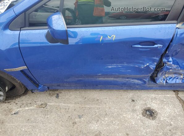 JF1VA1H64L9813039 2020 SUBARU WRX Синий Вид салона спереди