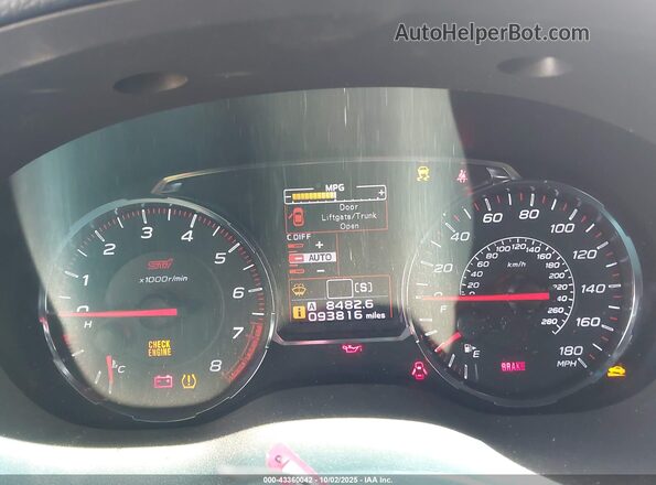 JF1VA2M6XJ9805746 2018 SUBARU WRX STI Gray 