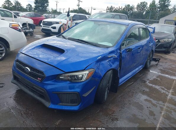 JF1VA2T65J9807504 2018 SUBARU WRX STI Blue 