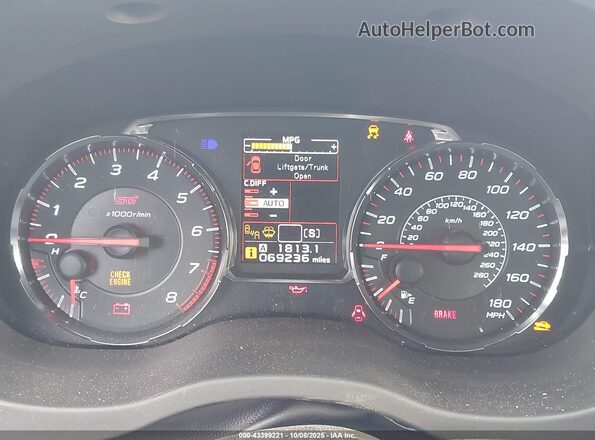 JF1VA2T65J9807504 2018 SUBARU WRX STI Blue 