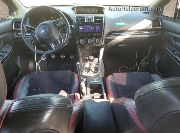 JF1VA2Y62L9828905 2020 SUBARU WRX Синий Вид панели приборов