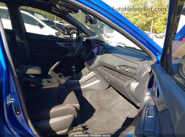 JF1VBAF66N9014298 2022 SUBARU WRX Blue Front interior view