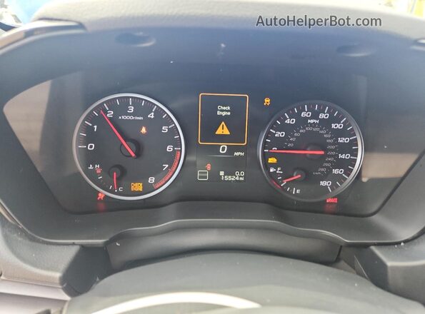 JF1VBAF66P9802954 2023 SUBARU WRX Blue Вид щитка приладів