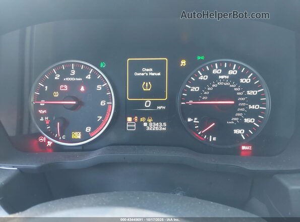 JF1VBAF69N9022749 2022 SUBARU WRX Silver უკანა სავარძლების ხედი
