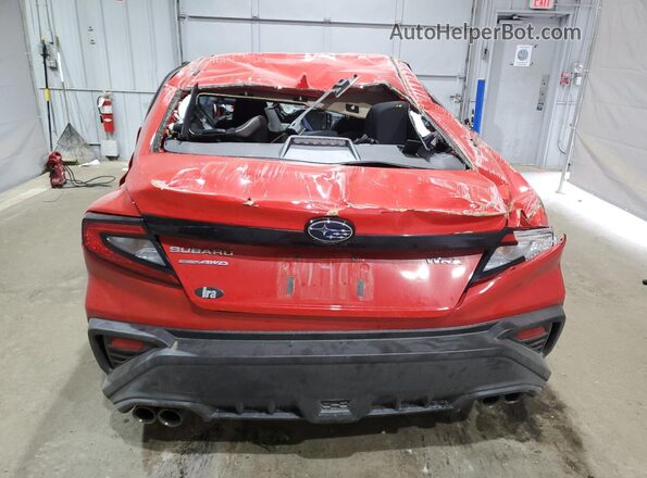 JF1VBAH66R9815462 2024 SUBARU WRX Red Вид ззаду