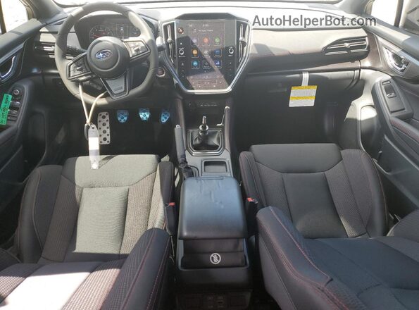 JF1VBAH68S9801357 2025 SUBARU WRX Серый Вид панели приборов
