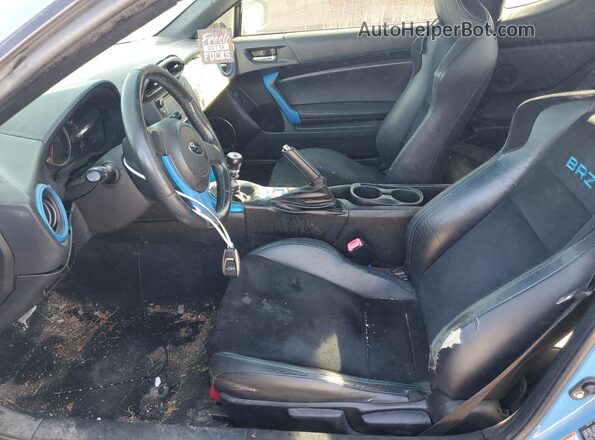 JF1ZCAC11G9600756 2016 SUBARU BRZ Blue Vista interior delantera