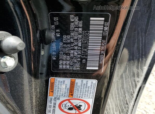 JF1ZCAC11L9701323 2020 SUBARU BRZ Black Вид підкапотного простору