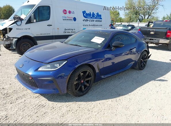 JF1ZNBE17P9766051 2023 TOYOTA GR86 Blue Vista tres cuartos delantera izquierda