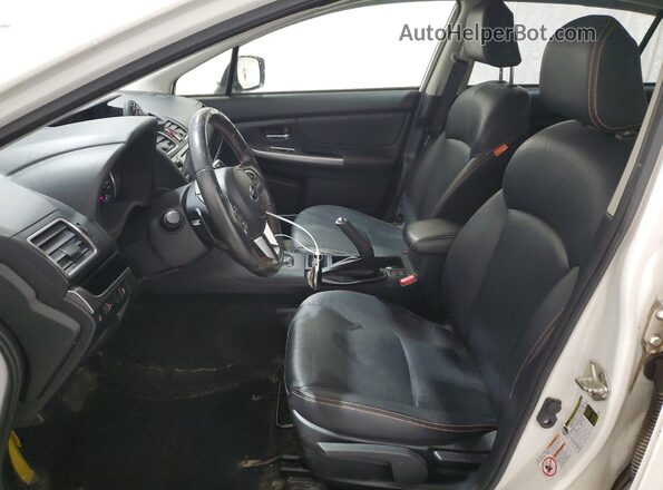 JF2GPANC3HH251807 2017 SUBARU CROSSTREK White წინა სალონის ხედი