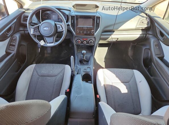 JF2GTAAC6L9270338 2020 SUBARU CROSSTREK White Առջևի վահանակի տեսք