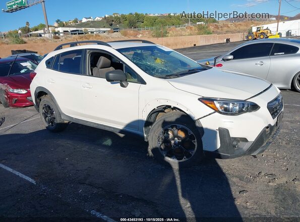 JF2GTABC5M8373014 2021 SUBARU CROSSTREK White Rear interior view