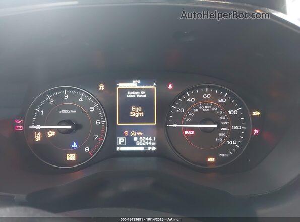 JF2GTABC8L8277330 2020 SUBARU CROSSTREK Синий Вид задних сидений