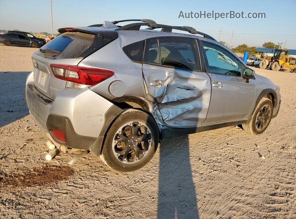JF2GTAEC5NH276246 2022 SUBARU CROSSTREK Silver Trasero derecho