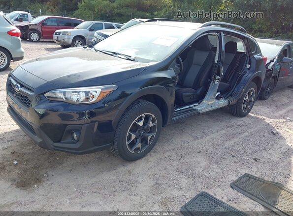 JF2GTAEC7LH227448 2020 SUBARU CROSSTREK Черный Передняя левая четверть