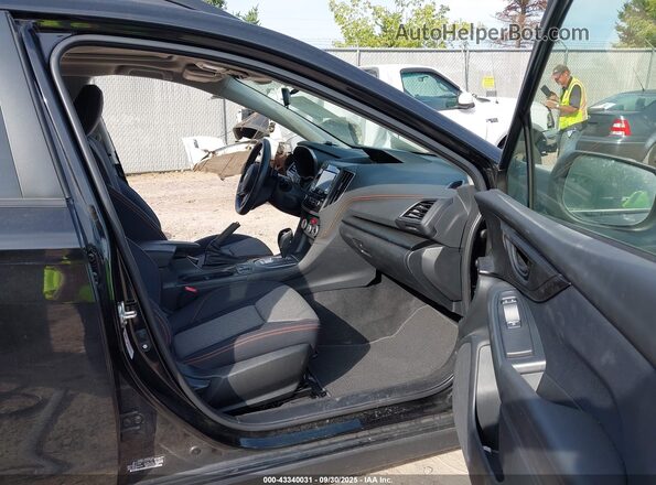 JF2GTAEC7LH227448 2020 SUBARU CROSSTREK Черный Вид салона спереди