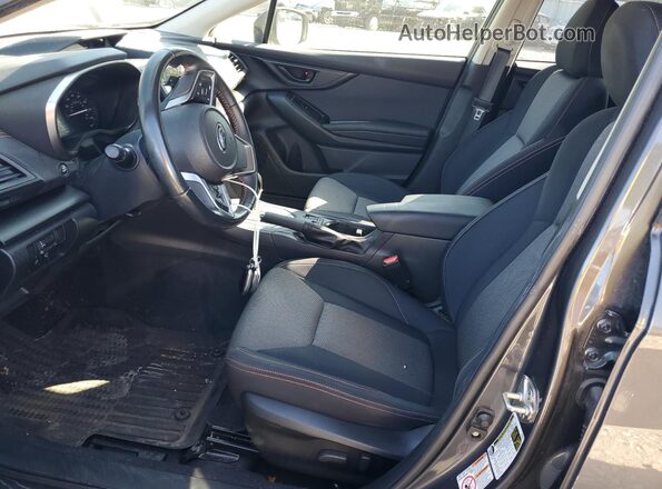 JF2GTAEC7LH234688 2020 SUBARU CROSSTREK Gray Widok wnętrza z przodu