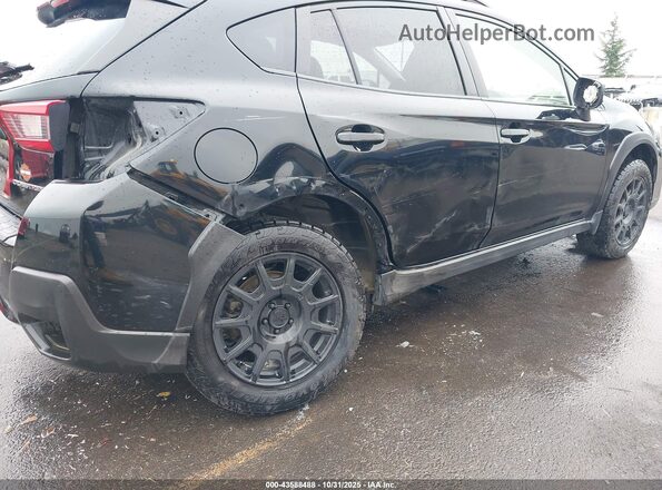 JF2GTAEC7M8321458 2021 SUBARU CROSSTREK Black Widok z przodu