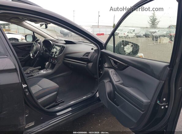 JF2GTAEC7M8321458 2021 SUBARU CROSSTREK Black Widok wnętrza z przodu