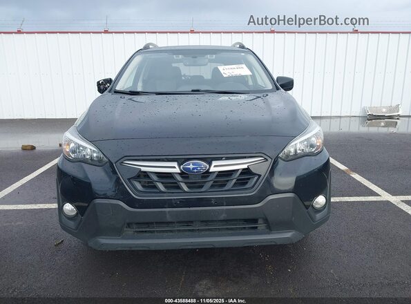JF2GTAEC7M8321458 2021 SUBARU CROSSTREK Black Widok wnętrza z tyłu