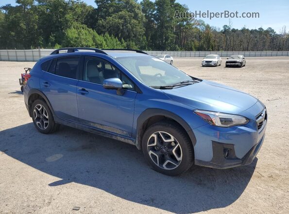 JF2GTAMC1L8228144 2020 SUBARU CROSSTREK Синий Передняя правая четверть