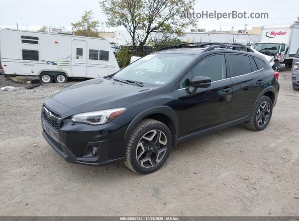JF2GTAMC9LH230787 2020 SUBARU CROSSTREK Black Vista tres cuartos delantera izquierda