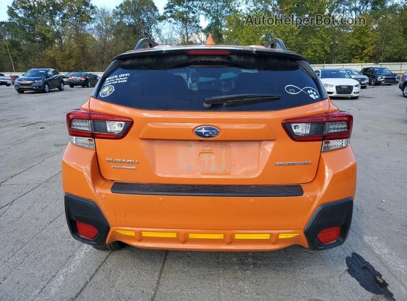 JF2GTANC4LH214835 2020 SUBARU CROSSTREK Оранжевый Вид сзади