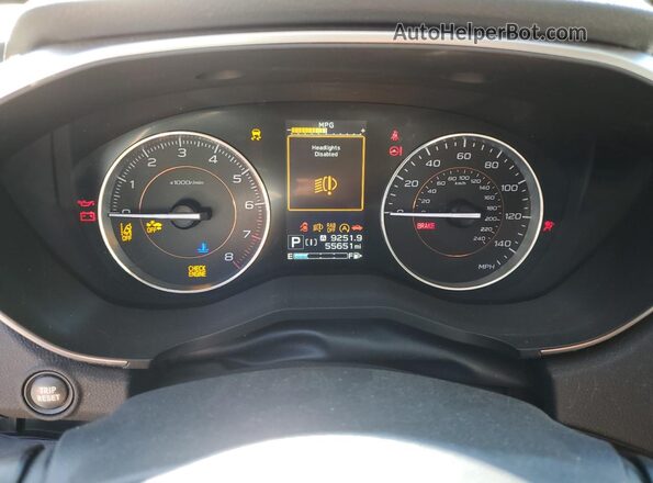 JF2GTANC6L8251675 2020 SUBARU CROSSTREK White Սարքավորումների վահանակի տեսք