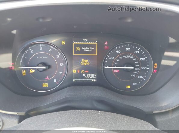 JF2GTAPC4L8200382 2020 SUBARU CROSSTREK Серый Вид задних сидений