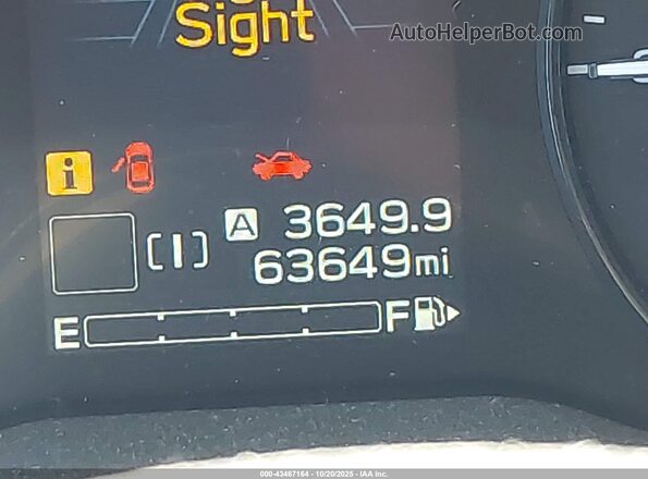 JF2GTAPC4L8200382 2020 SUBARU CROSSTREK Серый Панорамный вид салона 360°