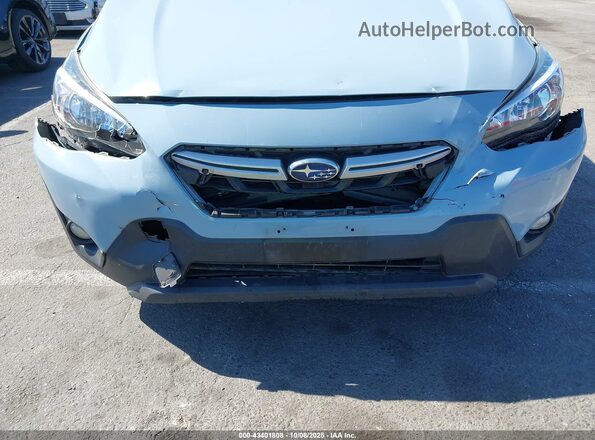 JF2GTAPC4M8212579 2021 SUBARU CROSSTREK Light Blue Вид спереду