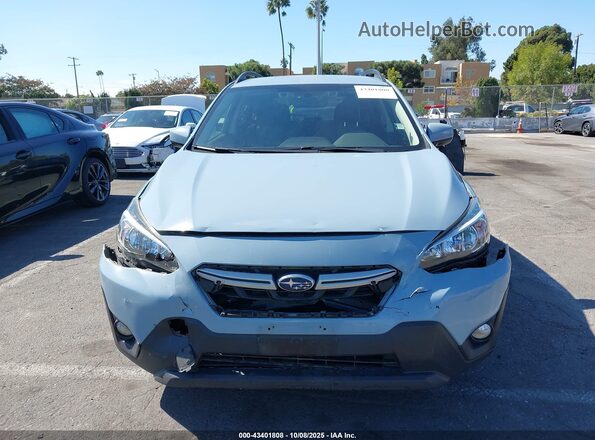 JF2GTAPC4M8212579 2021 SUBARU CROSSTREK Light Blue Вид щитка приладів