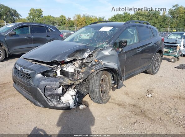 JF2GTAPC4NH255630 2022 SUBARU CROSSTREK Серый Передняя левая четверть