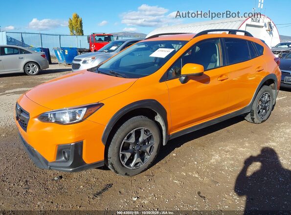 JF2GTAPC8LH273397 2020 SUBARU CROSSTREK Orange Vista tres cuartos delantera izquierda