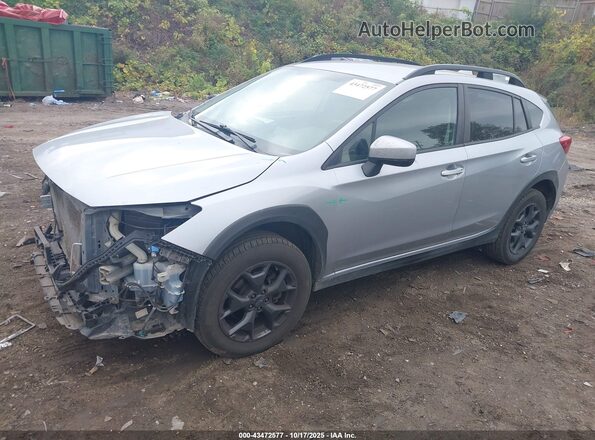 JF2GTAPC9L8243034 2020 SUBARU CROSSTREK Silver Передня ліва чверть