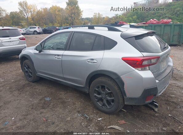 JF2GTAPC9L8243034 2020 SUBARU CROSSTREK Silver Задня ліва чверть