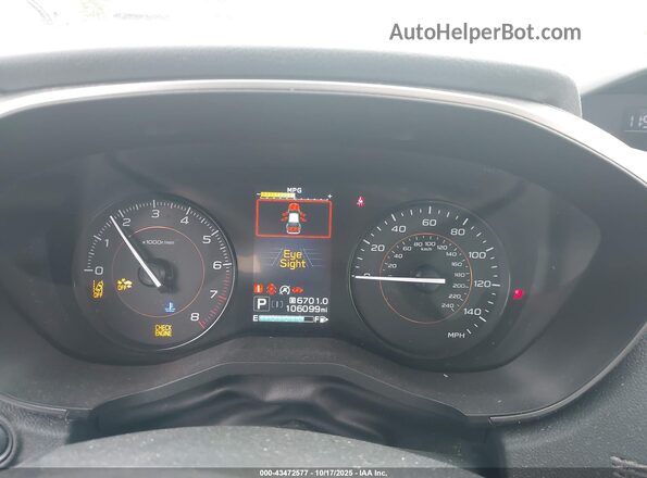 JF2GTAPC9L8243034 2020 SUBARU CROSSTREK Silver Вид задніх сидінь