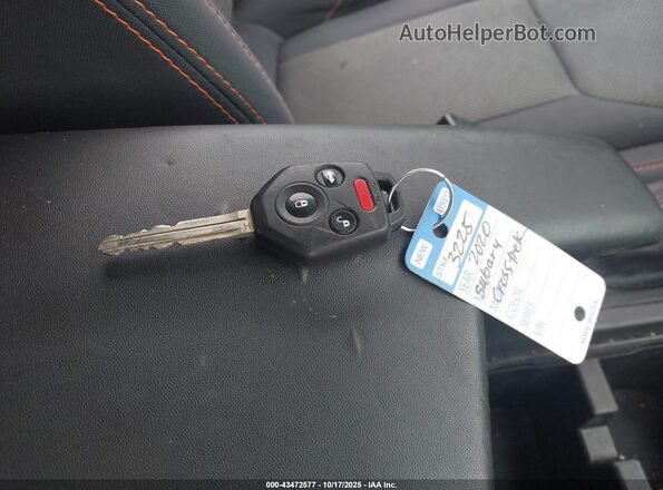 JF2GTAPC9L8243034 2020 SUBARU CROSSTREK Silver Вид панелі приладів