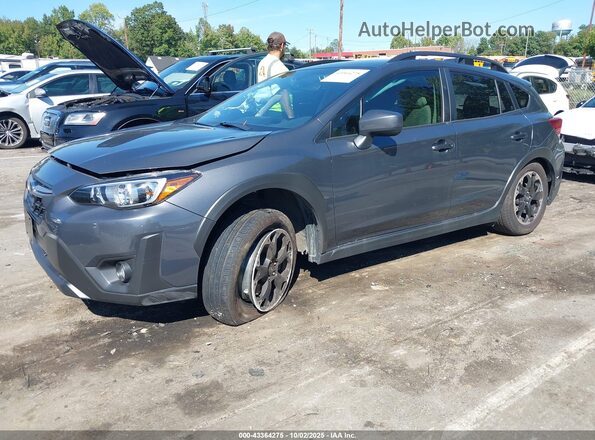 JF2GTAPC9N8267112 2022 SUBARU CROSSTREK Gray Przód lewy