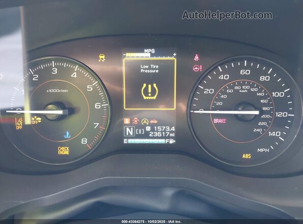 JF2GTAPC9N8267112 2022 SUBARU CROSSTREK Gray Widok tylnych siedzeń