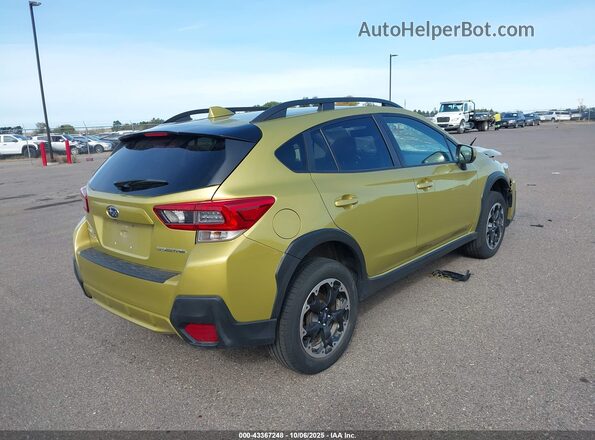 JF2GTAPC9NH219786 2022 SUBARU CROSSTREK Green Trasero derecho