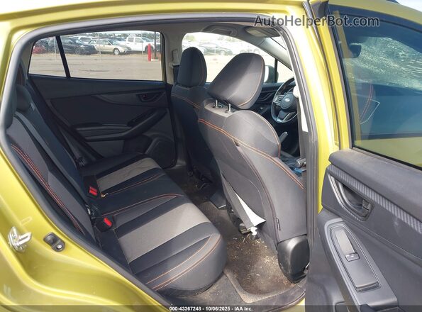 JF2GTAPC9NH219786 2022 SUBARU CROSSTREK Green Vista de la etiqueta del VIN
