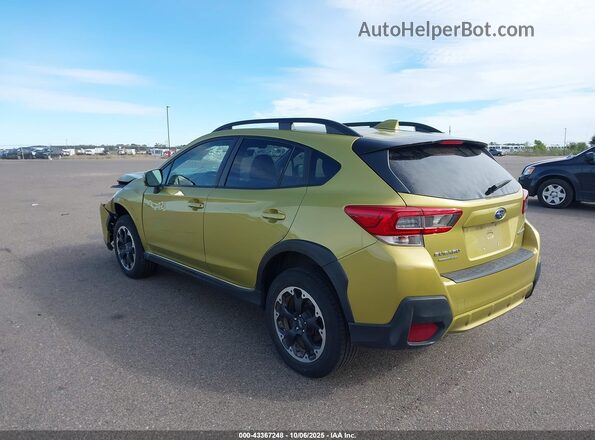 JF2GTAPC9NH219786 2022 SUBARU CROSSTREK Green Trasero izquierdo