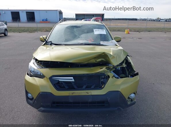 JF2GTAPC9NH219786 2022 SUBARU CROSSTREK Green Vista del cuadro de instrumentos